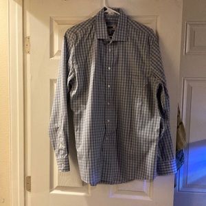 Joseph Abboud Plaid Mens dress shirt XL